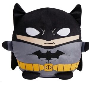 NWOT Mattel DC Cuutopia Batman Plush Toy, Super Hero Soft Rounded Pillow Doll.